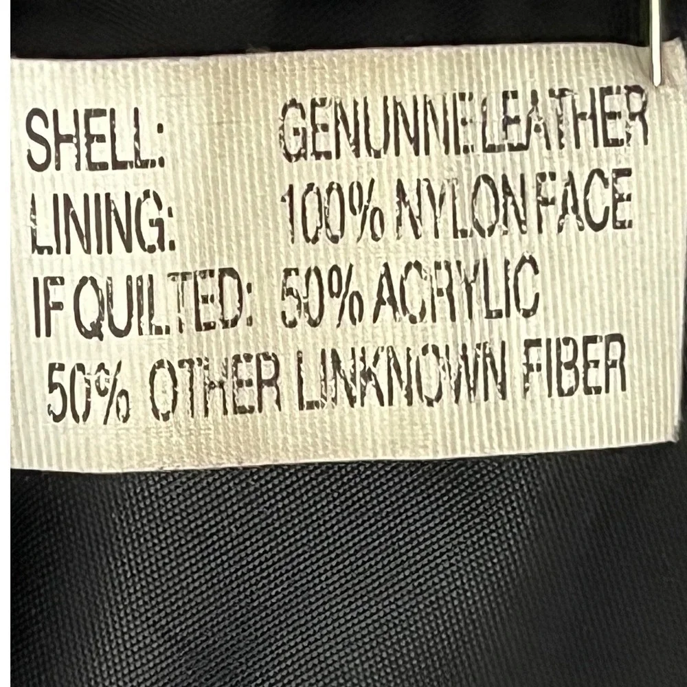 Vtg Leather Biker Vest Airbrushed Eagles in Flight Mountain Sz‎ Med name GAR